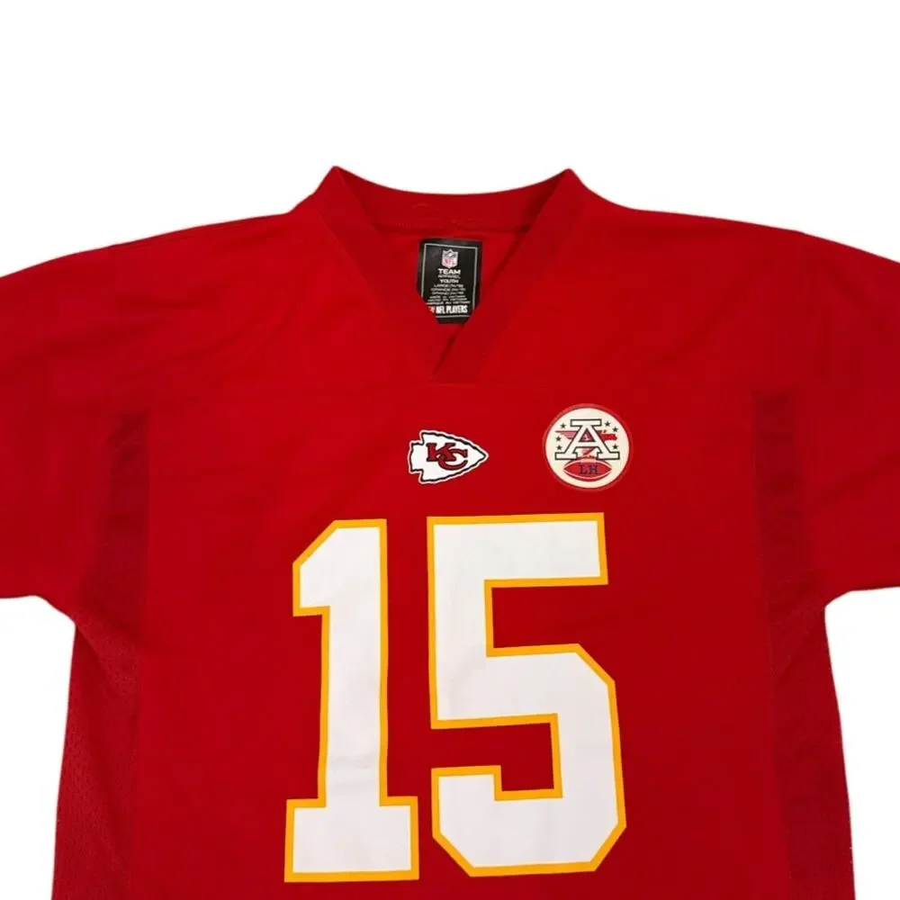 NFL Kansas City Chiefs Patrick Mahomes Red Jersey Size Youth Large (14/16)